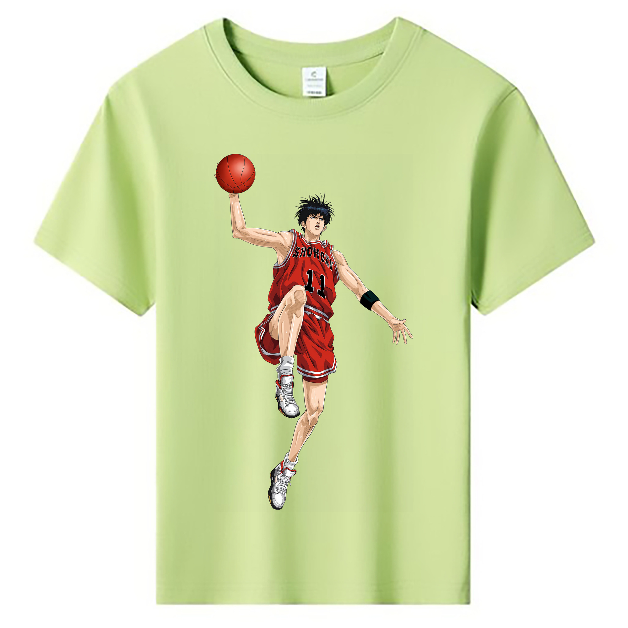 （画像用） SLAM DUNK／スラムダンク 綿100％キッズTシャツ（フロントプリント）